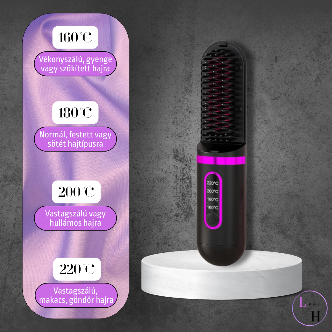 LumiStyle Brush Pro Hordozható Hajformázó