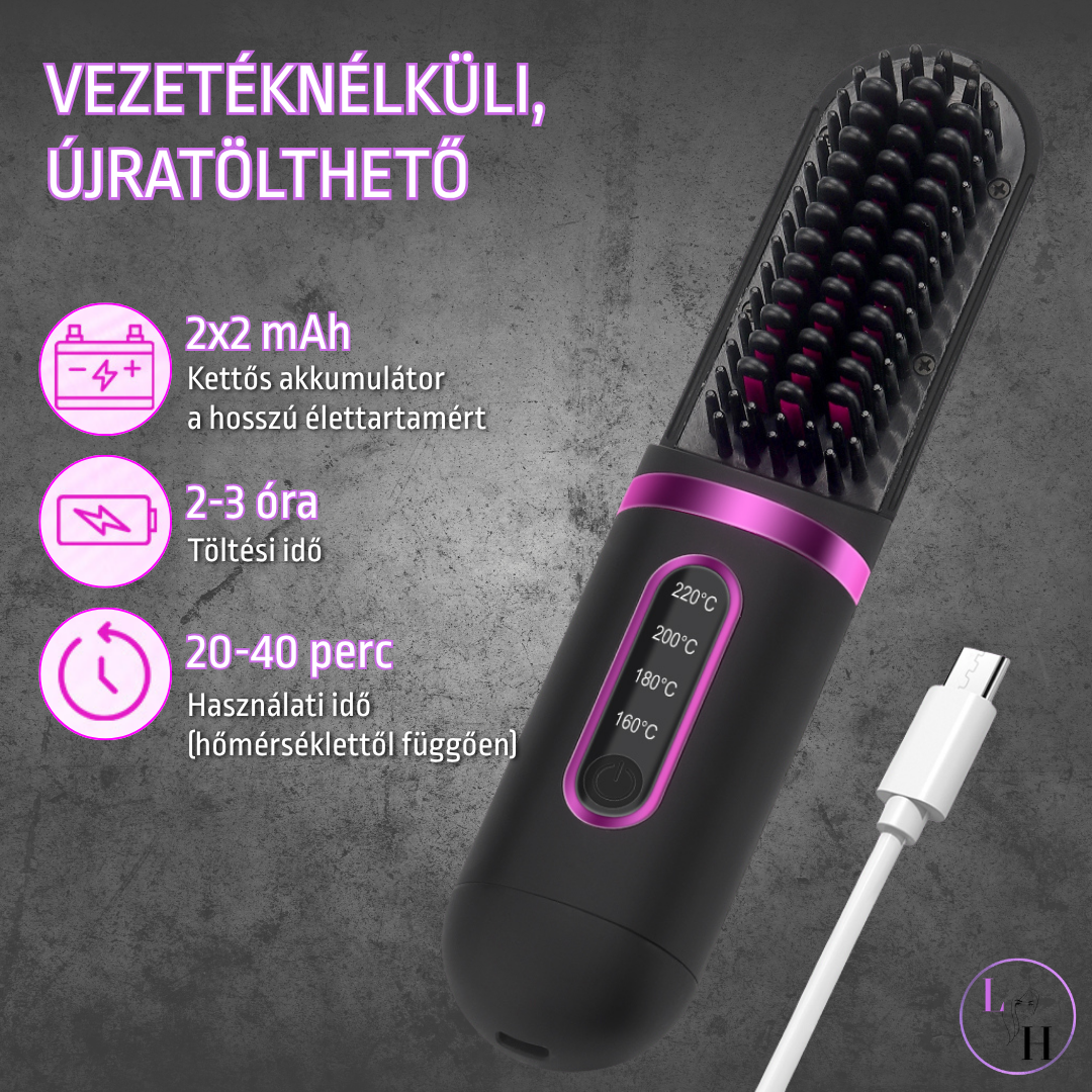 LumiStyle Brush Pro Hordozható Hajformázó