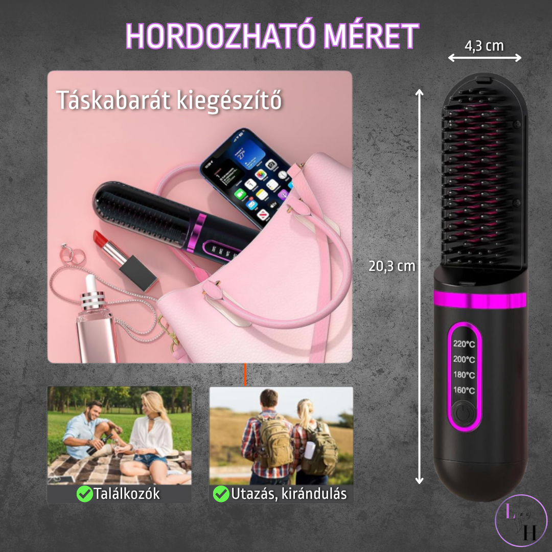 LumiStyle Brush Pro Hordozható Hajformázó